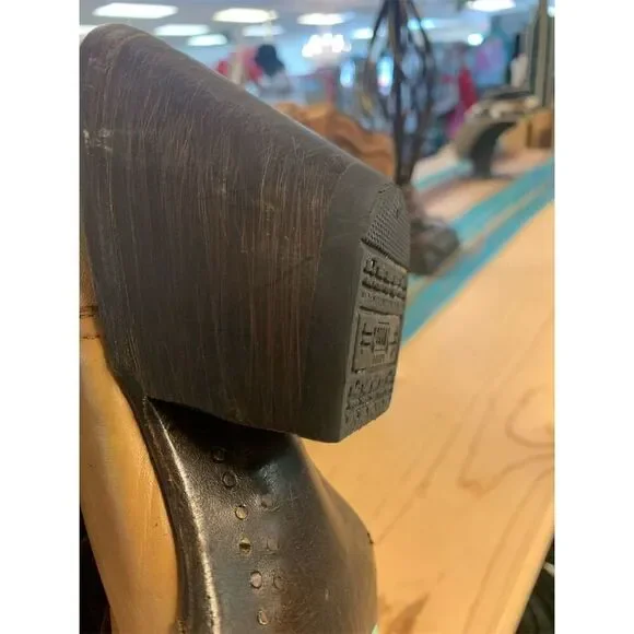 Corral Women's Fringe Cowgirl Boots Size 9 Brown Western Pointed Toe - Picture 3 of 6